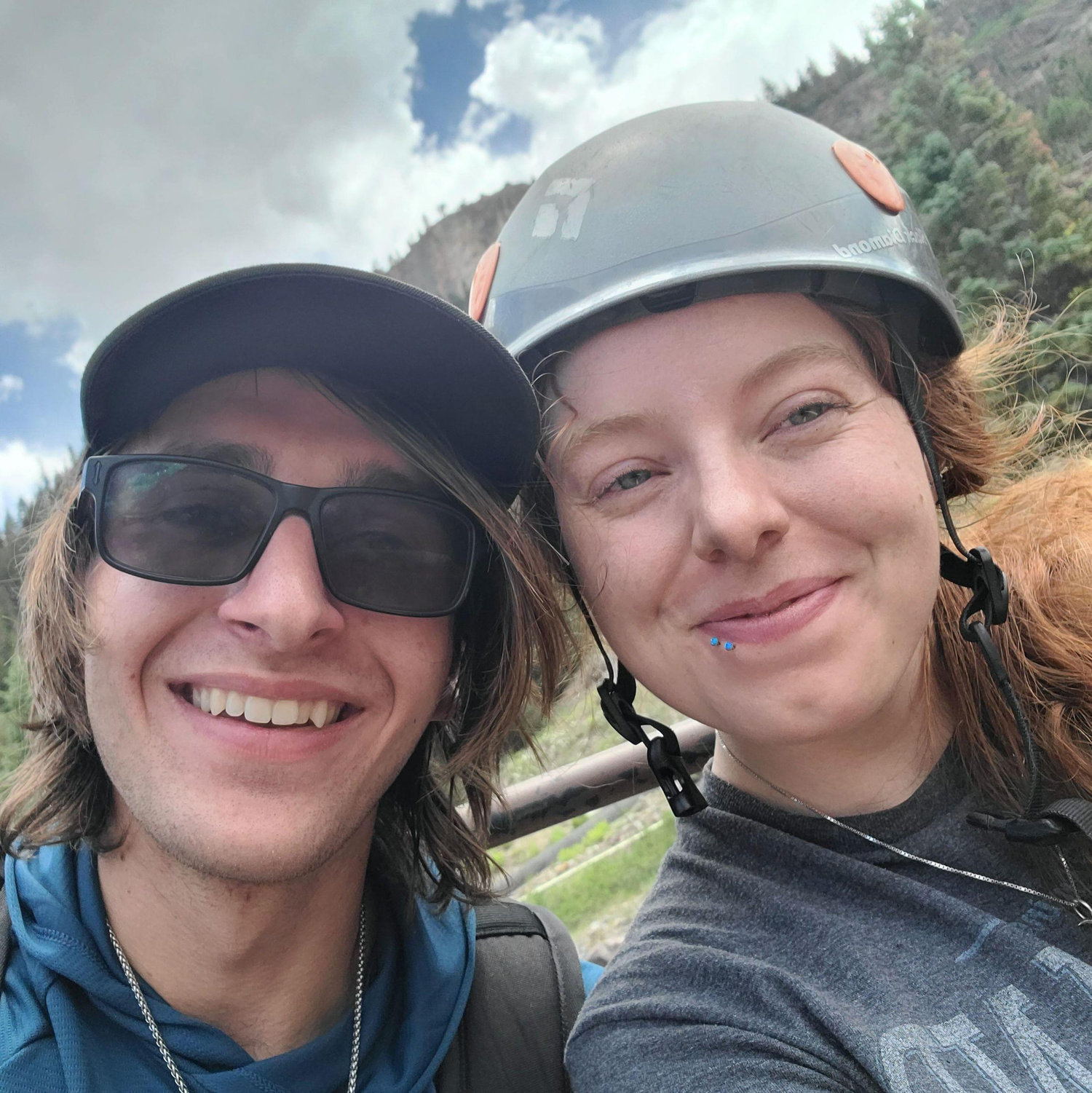 2022 Ouray Via Ferrata climb