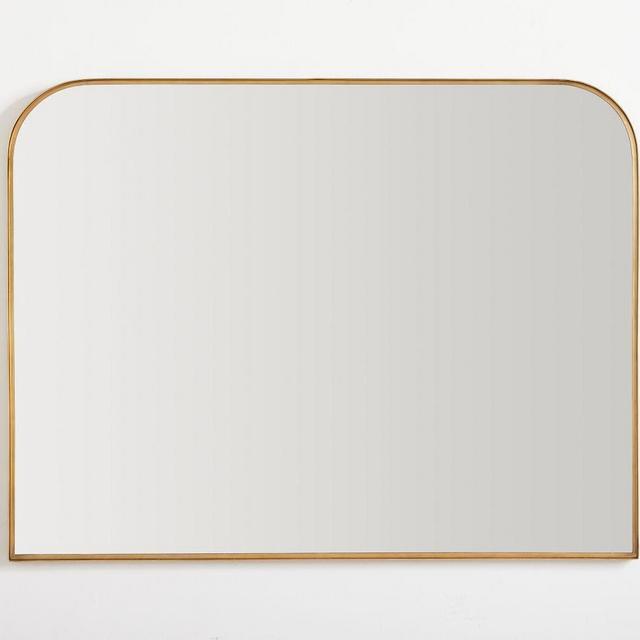 Stowe Mirror Brass 42"x32" Mantel