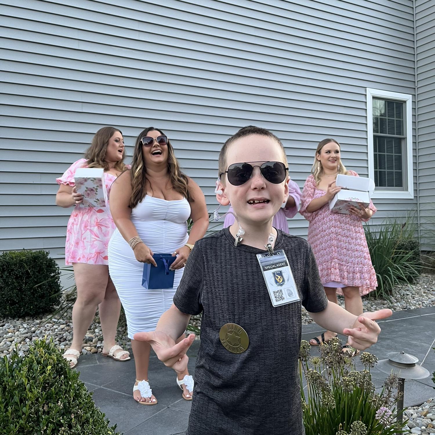 Nick will be the best ring bearer with the fun personality he brings along! A.K.A. The ring security