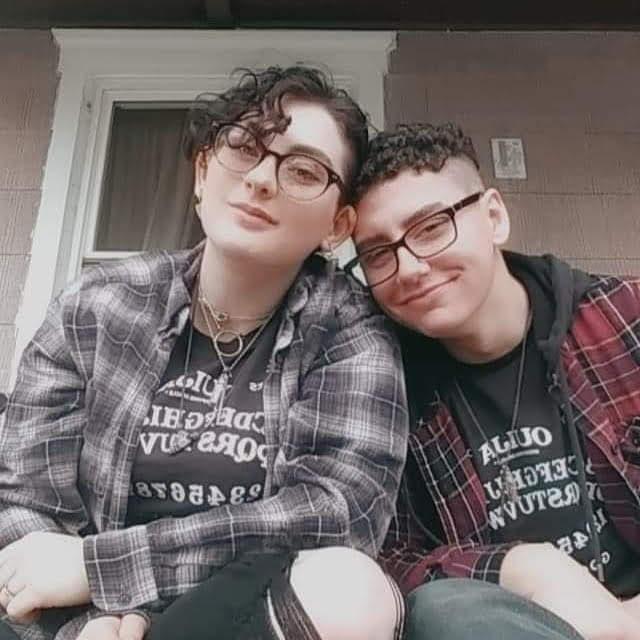 On his parent's porch, where we spent a lot of time planning our future