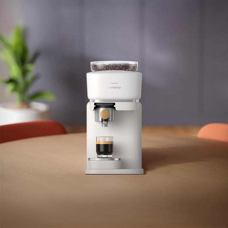Philips, Baristina Automatic Espresso Machine with Wood