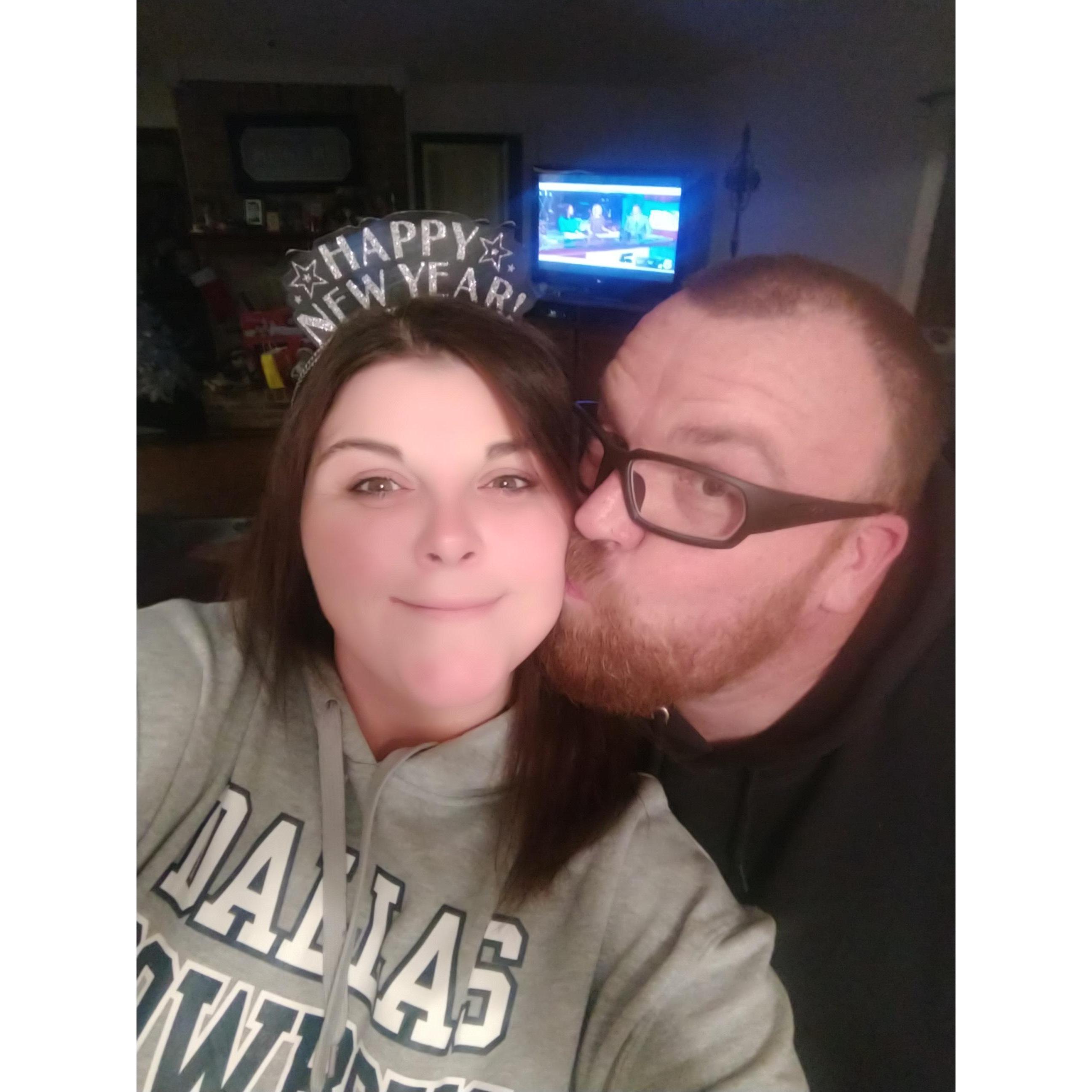 Our first New Year's Eve as an engaged couple!