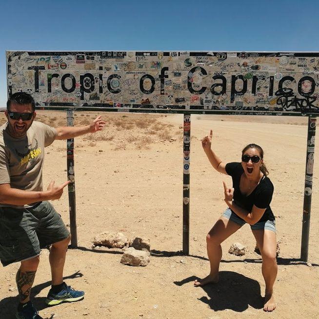 Road tripping Namibia