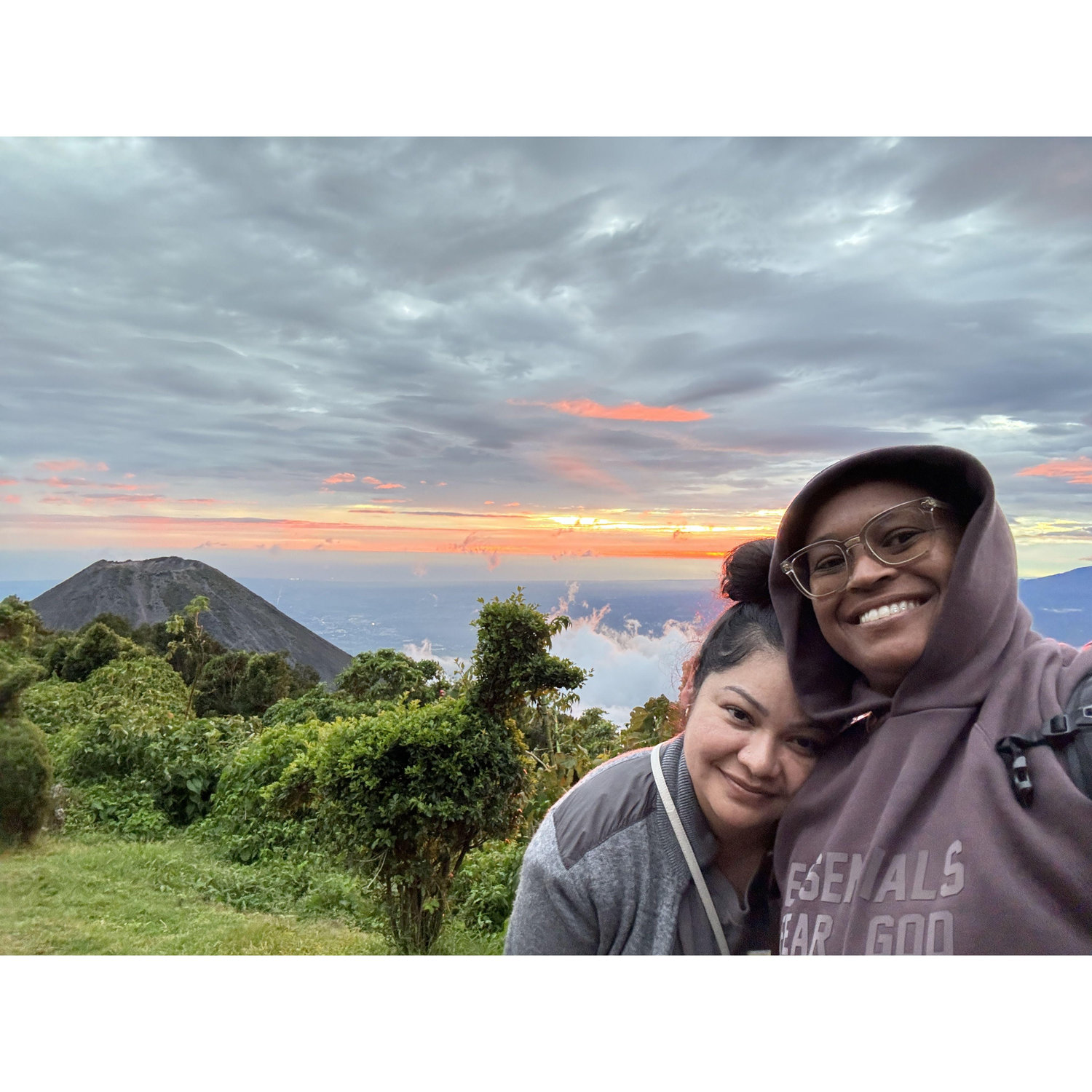 Together in her home country El Salvador