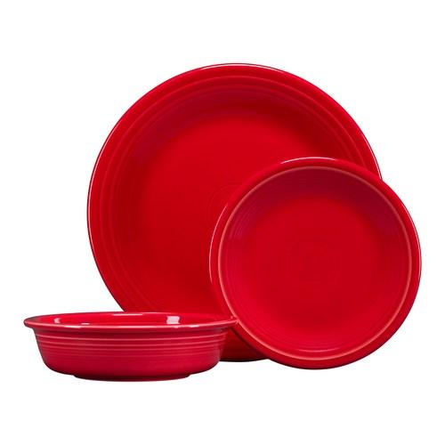 Fiesta Classic 3-piece Place Setting - Scarlet