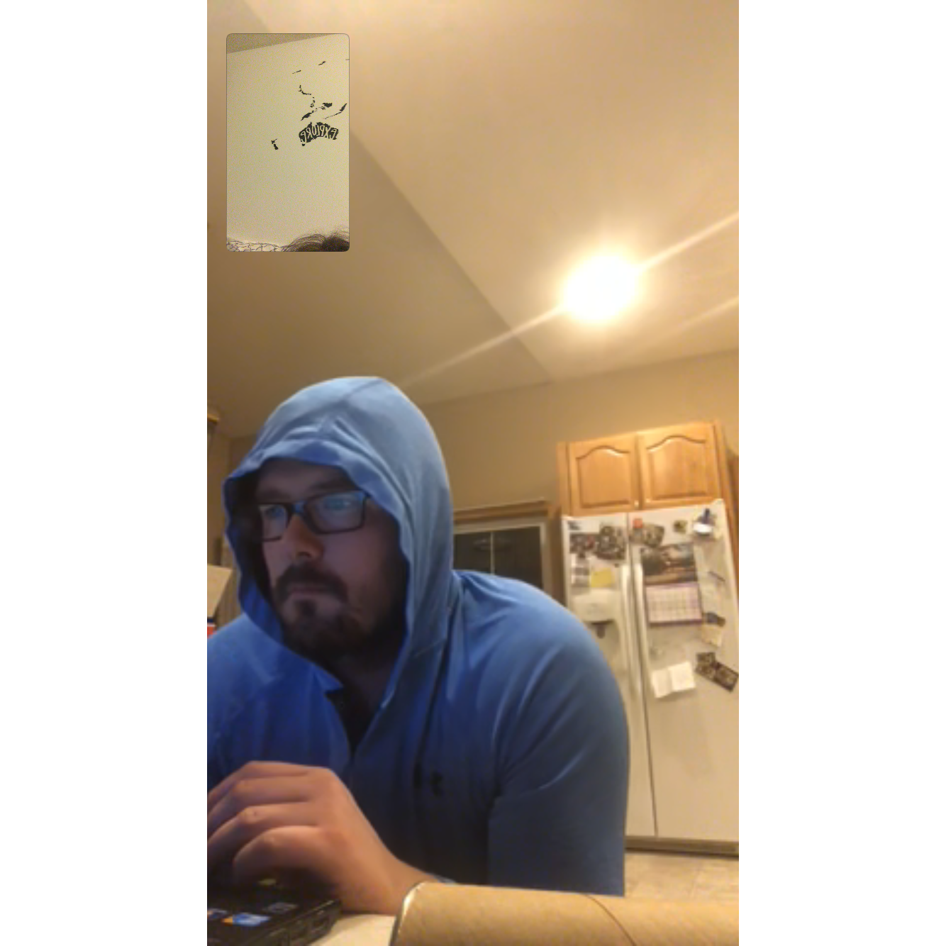 Doing a year of long distance meant a lot of nights like this.