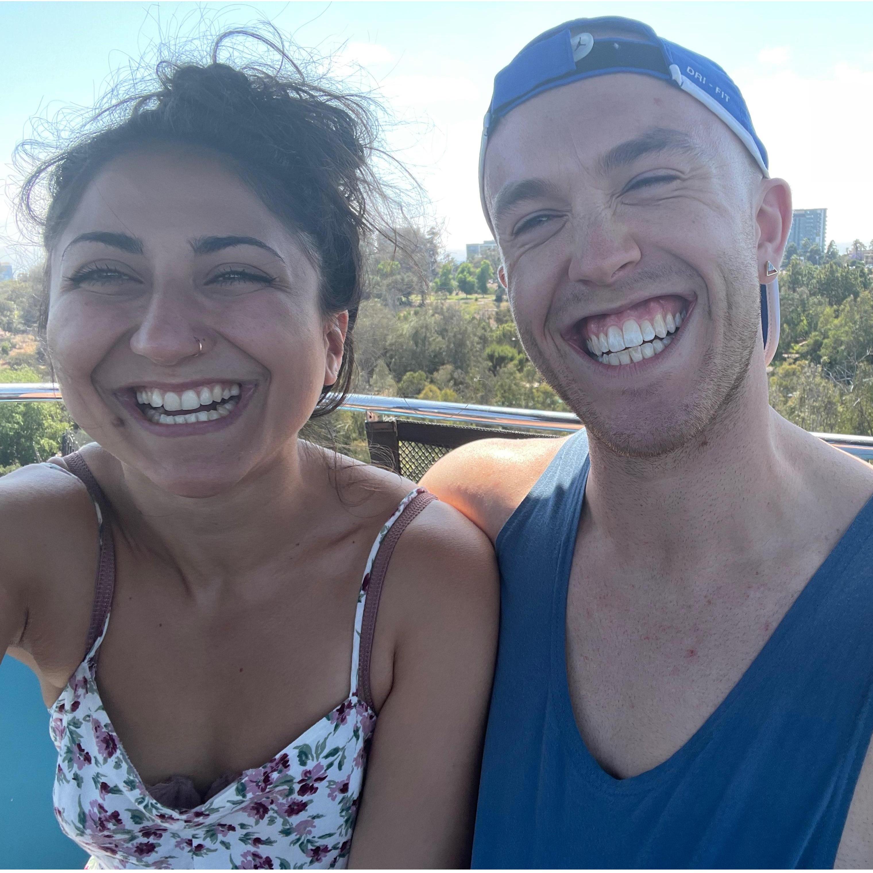 In San Diego, on the sky tram above the Zoo!