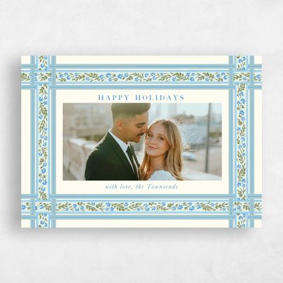 Teal, Blue Holiday Card - Kinsale Landscape