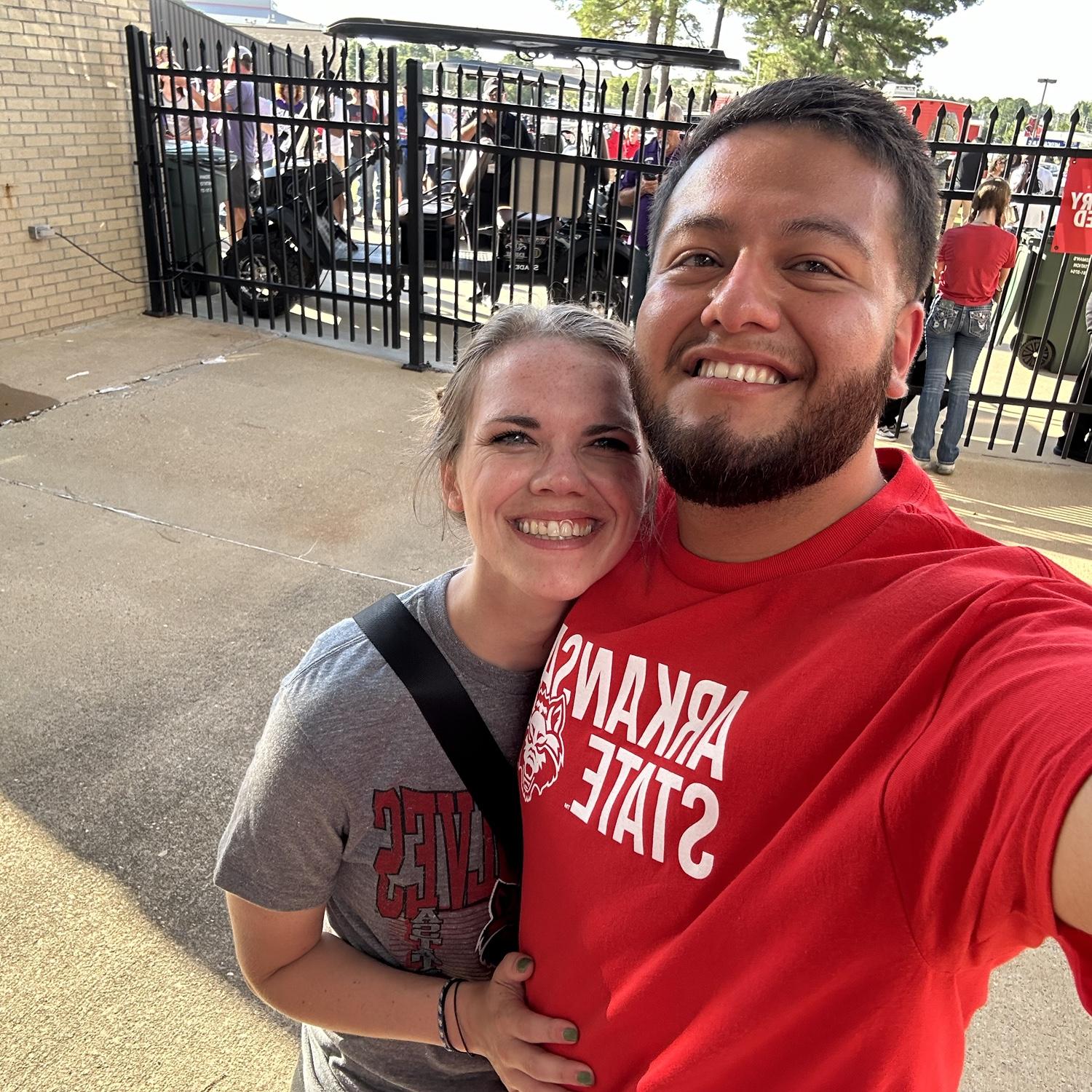 This is the weekend I met his family and he told me he loved me. Exactly one month in to officially dating, I was way too scared to say it back. 😂