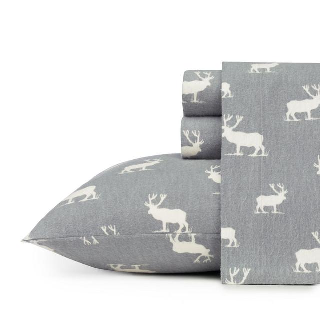 Eddie Bauer® Elk Grove Queen Sheet Set in Grey