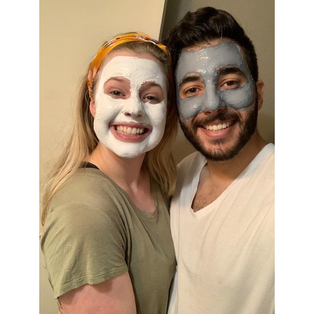 Face masks and a chick flick for Katherines Birthday!