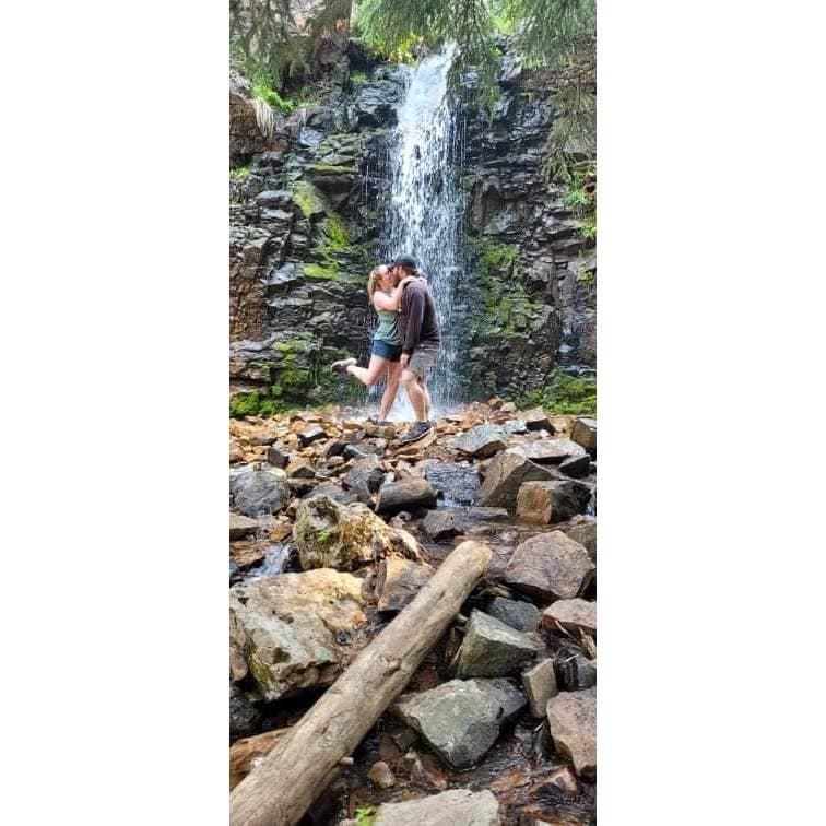 Enjoying Memorial Falls