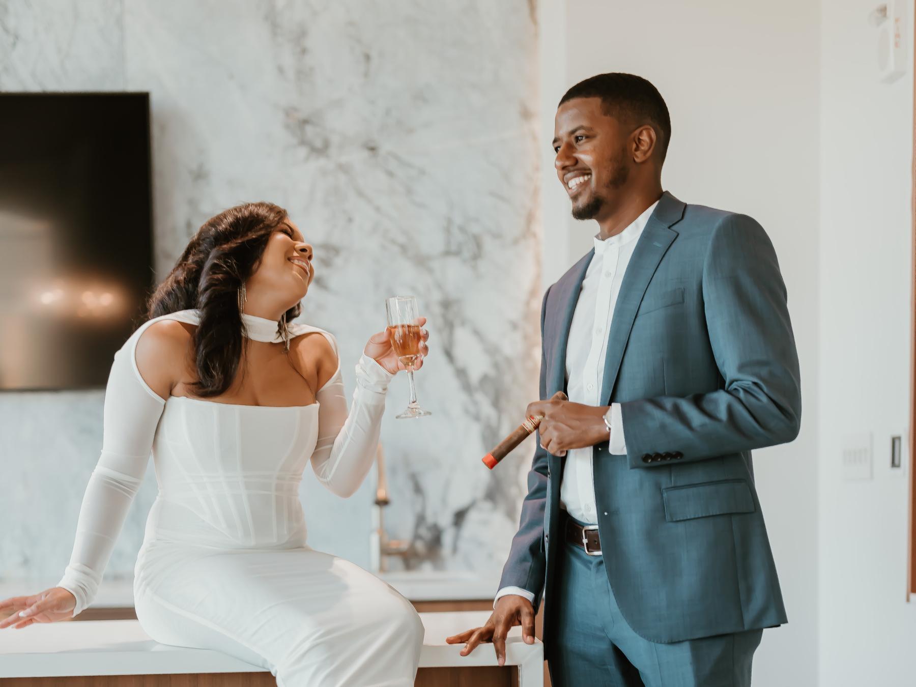 The Wedding Website of Gabriela Hurte and Lamont Murray