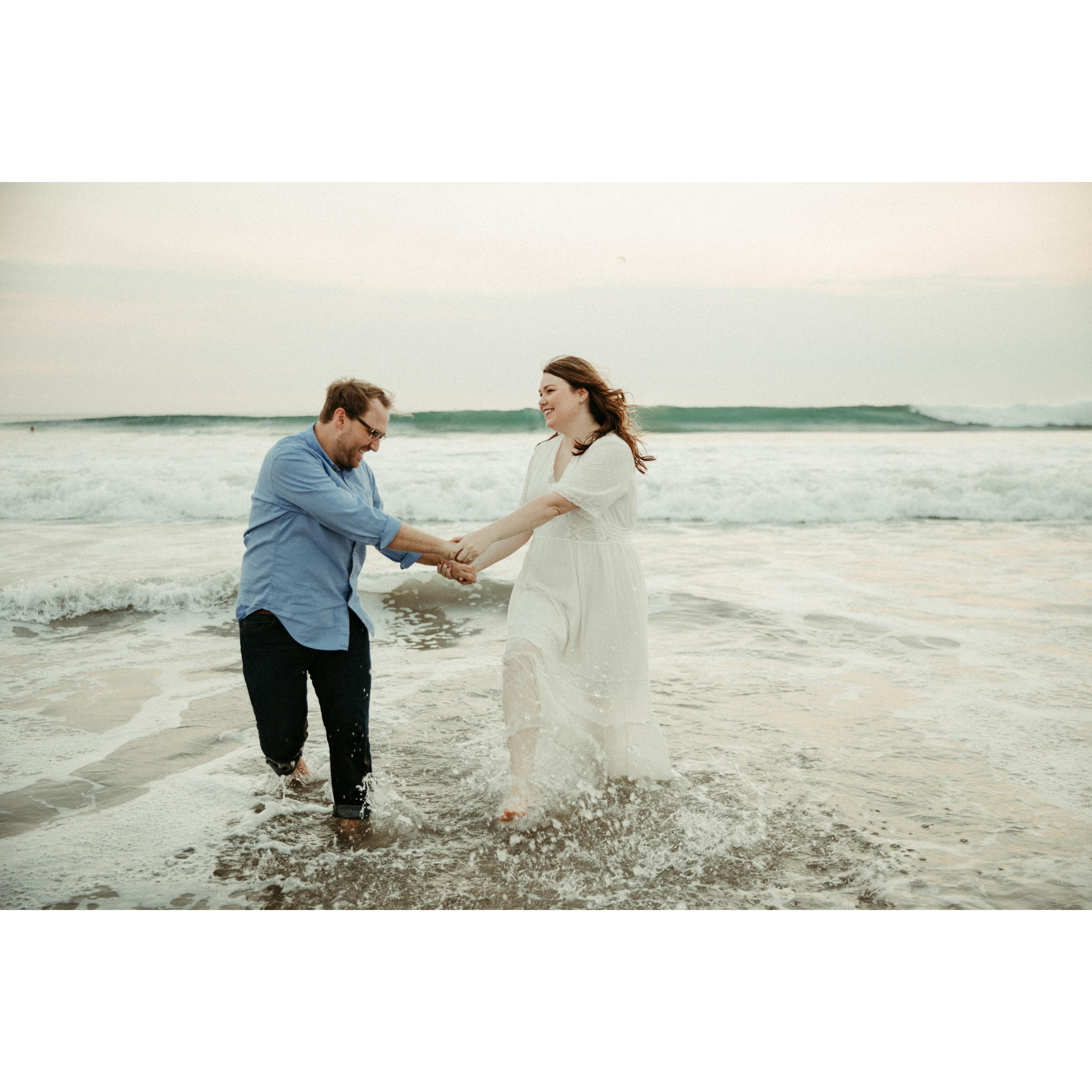 Jalama Beach engagement photos by Kadi Tobin.