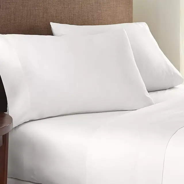 Nestwell™ Organic Cotton 300-Thread-Count Queen Sheet Set in White