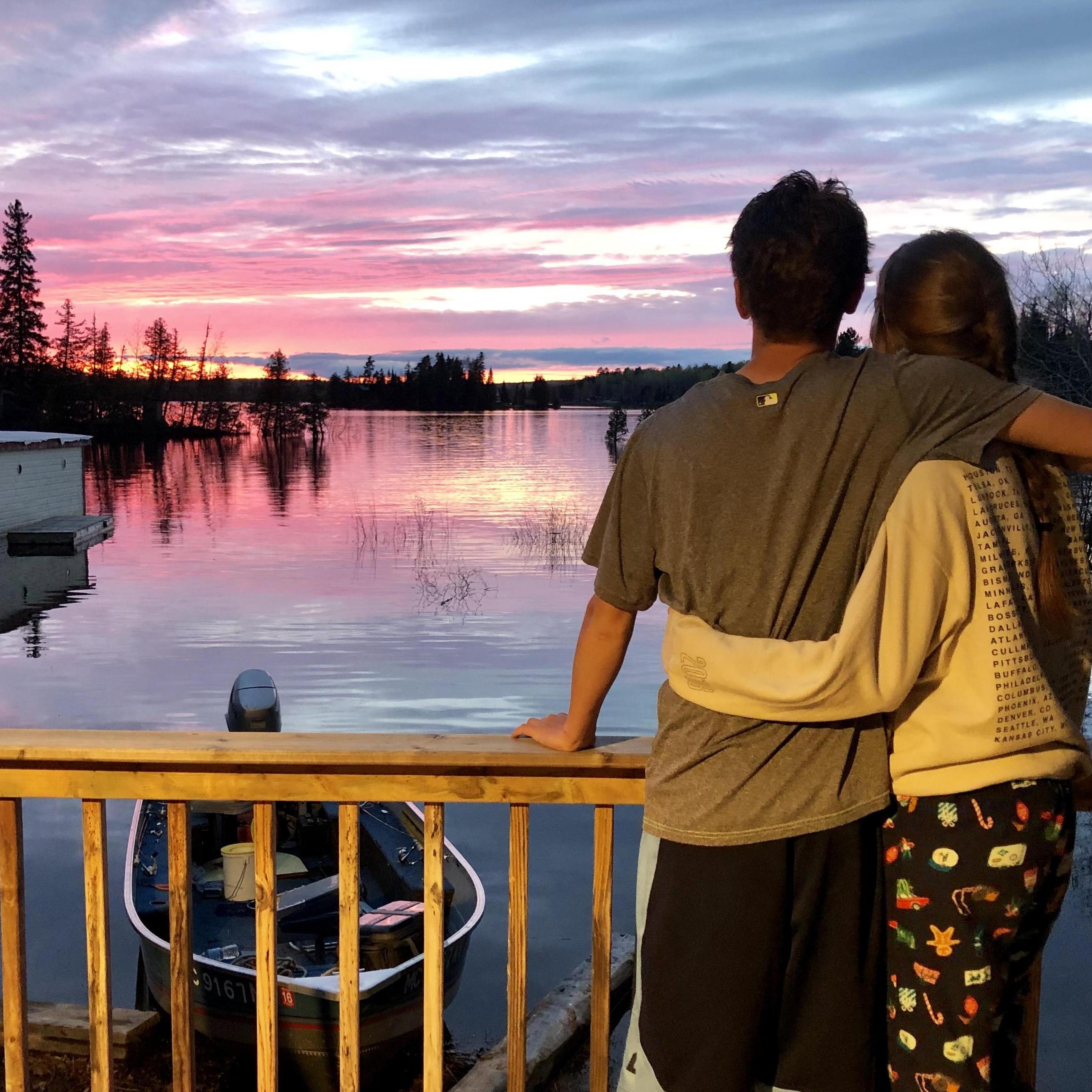 this was taken at katrina's family's cabin in chapleau, ontario, canada, 2019