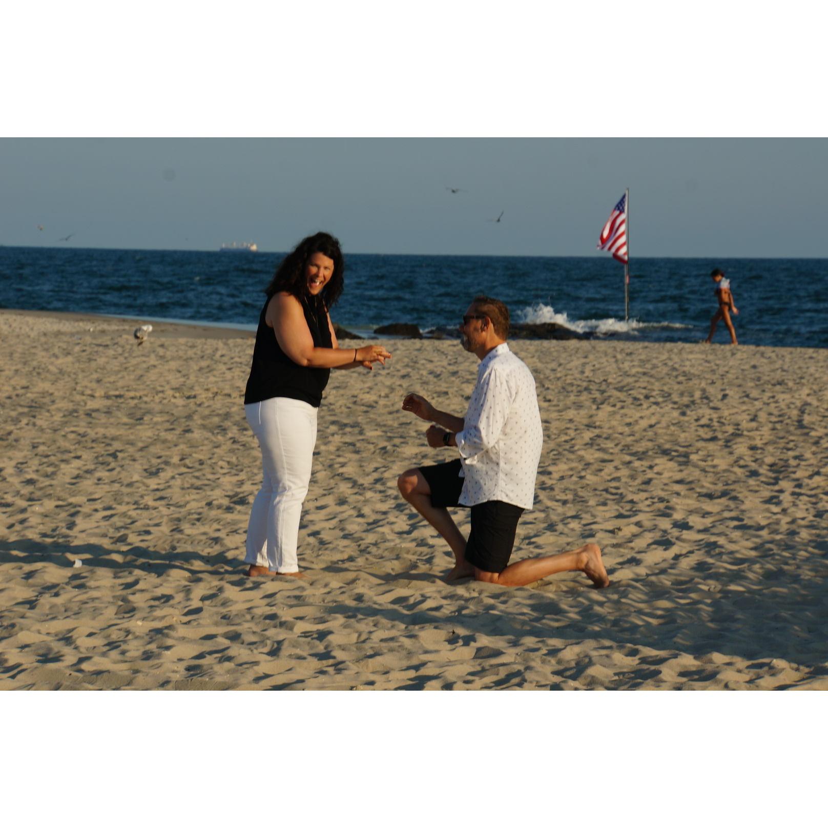 That time he popped the question...