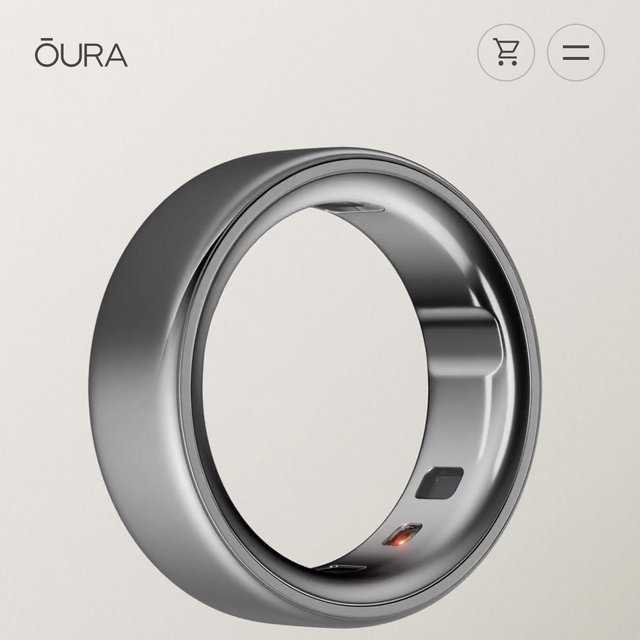 Oura - Ring 4 - Smart Ring - Size Before You Buy with OR4 Sizing Kit - Size 8 - Black - (2024)