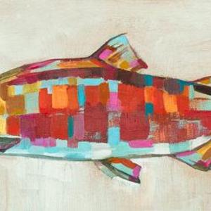 Sockeye Salmon painting print