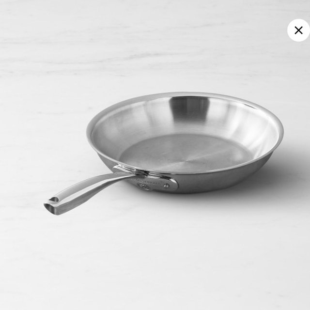 Williams Sonoma Thermoclad Stainless Steel Frying Pan