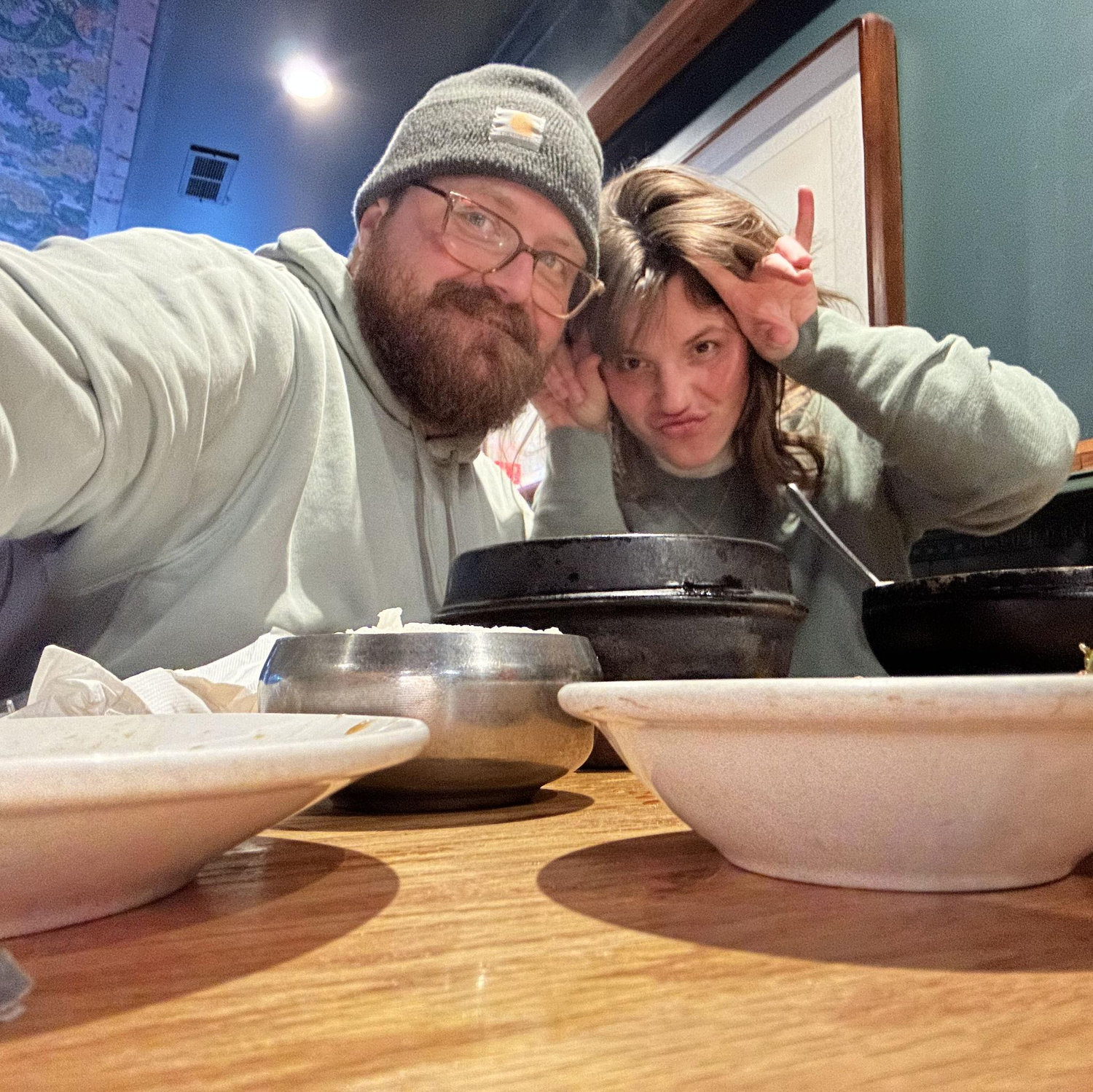 First date @ a local now favorite Korean spot.