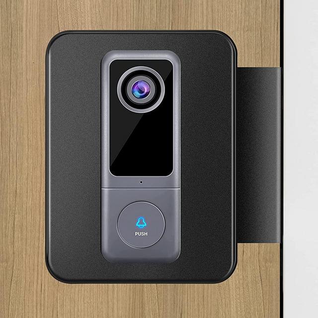 Anti-Theft Video Doorbell Mount, No-Drill Ring Camera Doorbell Bracket Doorbell Holder Accessories for Dorm Apartment