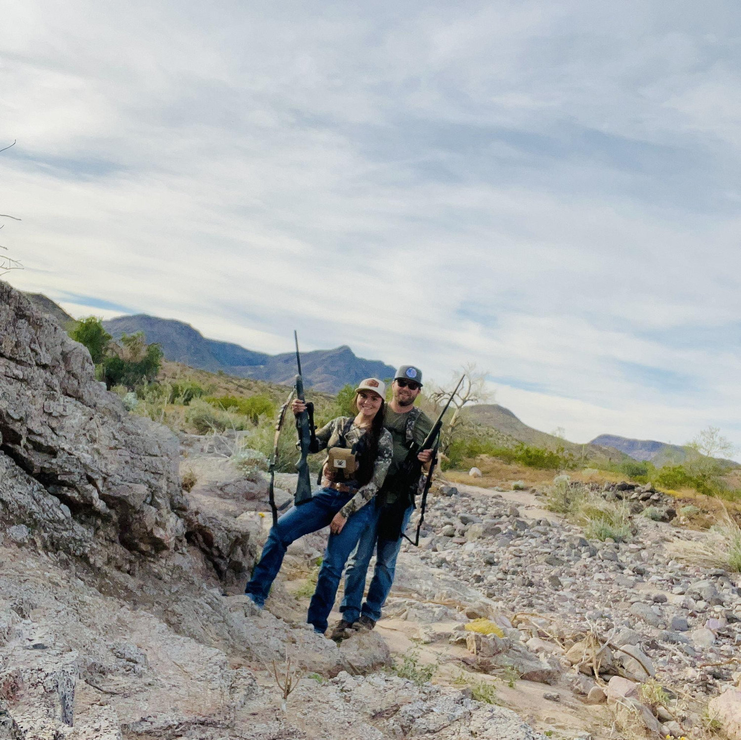 Our first Mule Deer hunt together