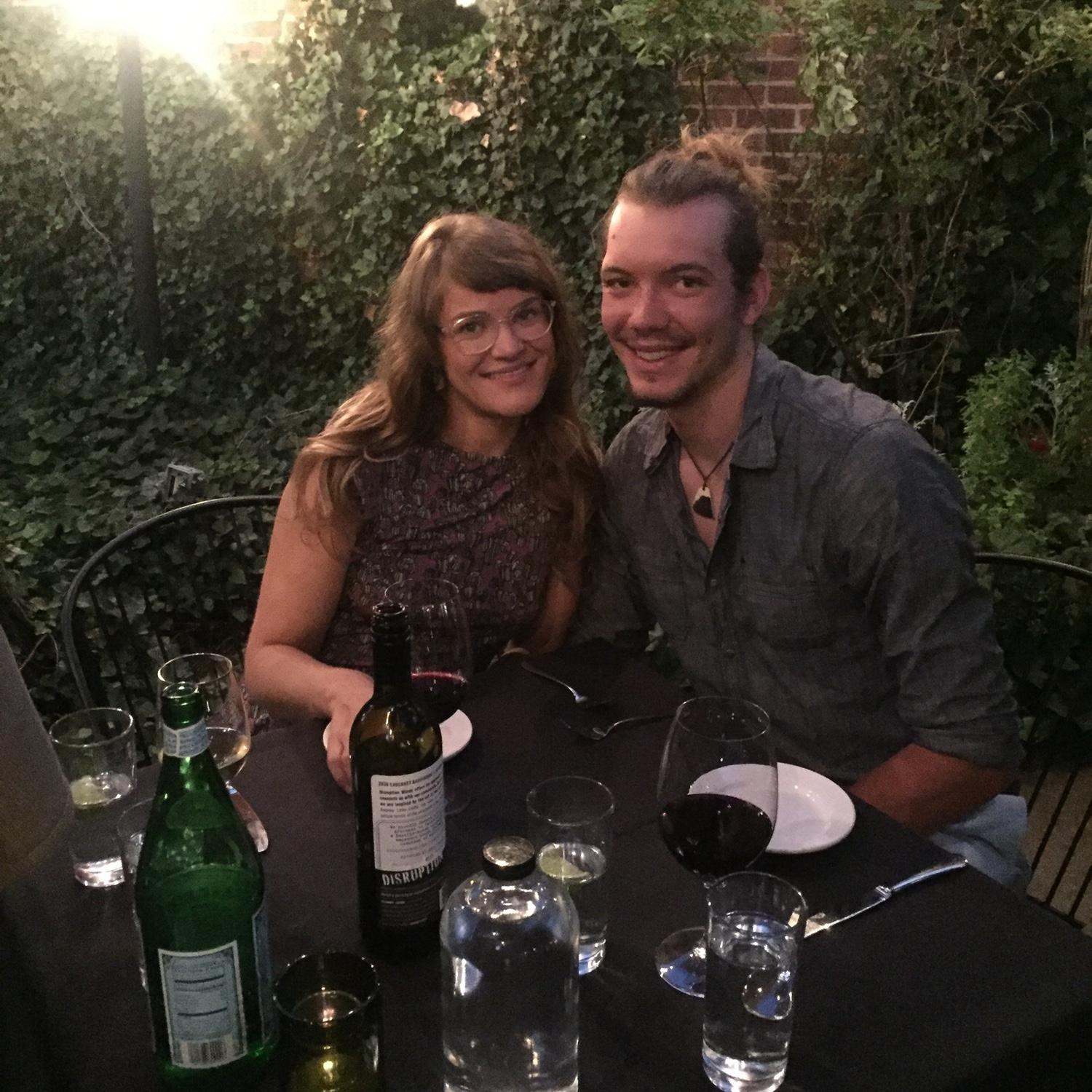 Dinner at Brix after we did Grand Canyon rim to rim 2018