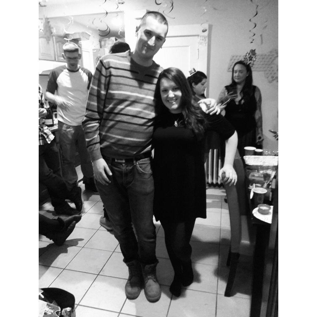 New Years Eve at Melissa's. Cody surprised me just in time for the ball to drop by leaving work early and ubering to Boston from Salem!
