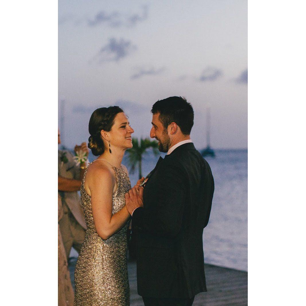 Some of our best photos together are from other people's weddings! We love weddings!