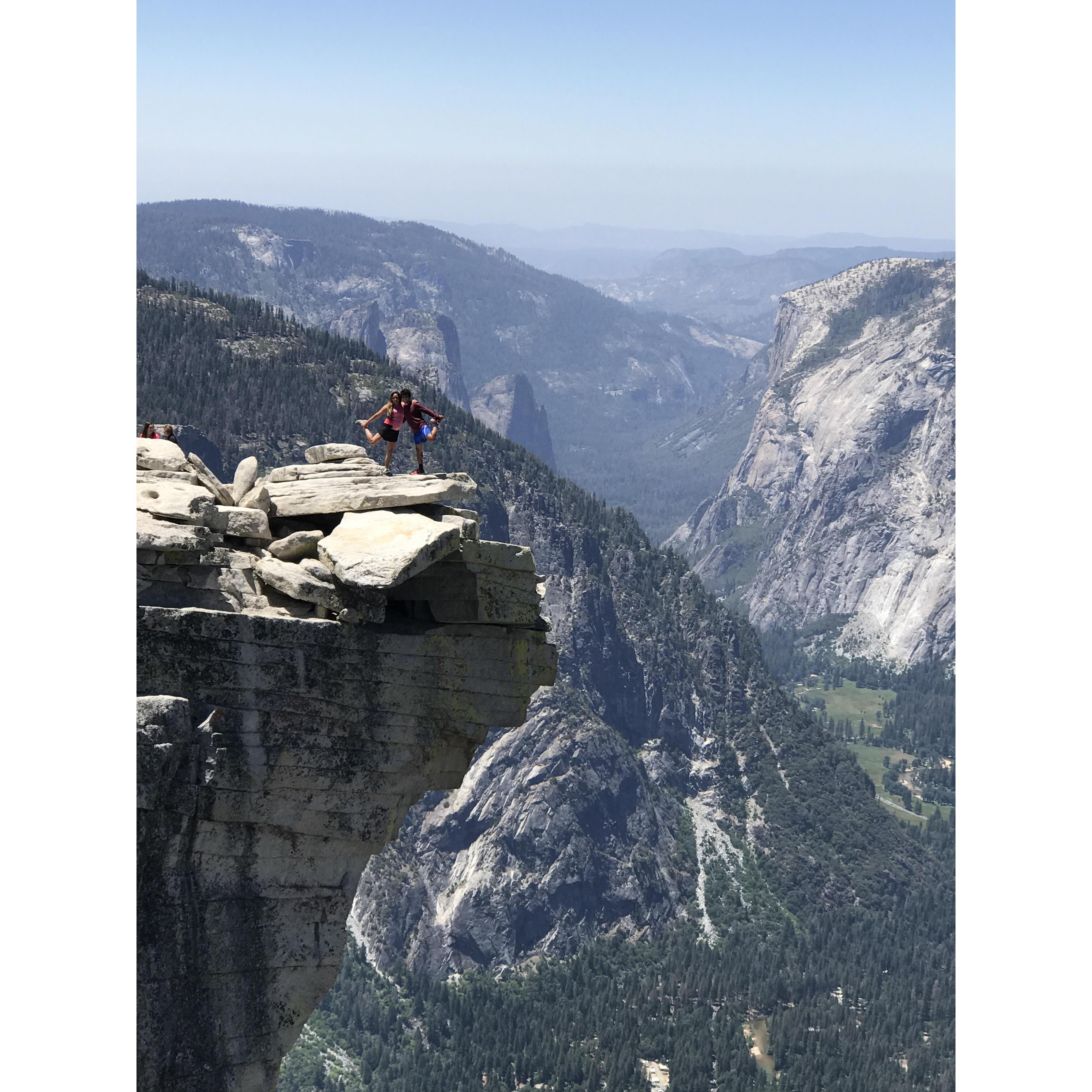2nd time summiting Half Dome in Yosemite, California