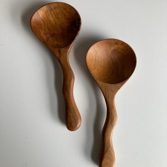 Teak Serving Spoon Set