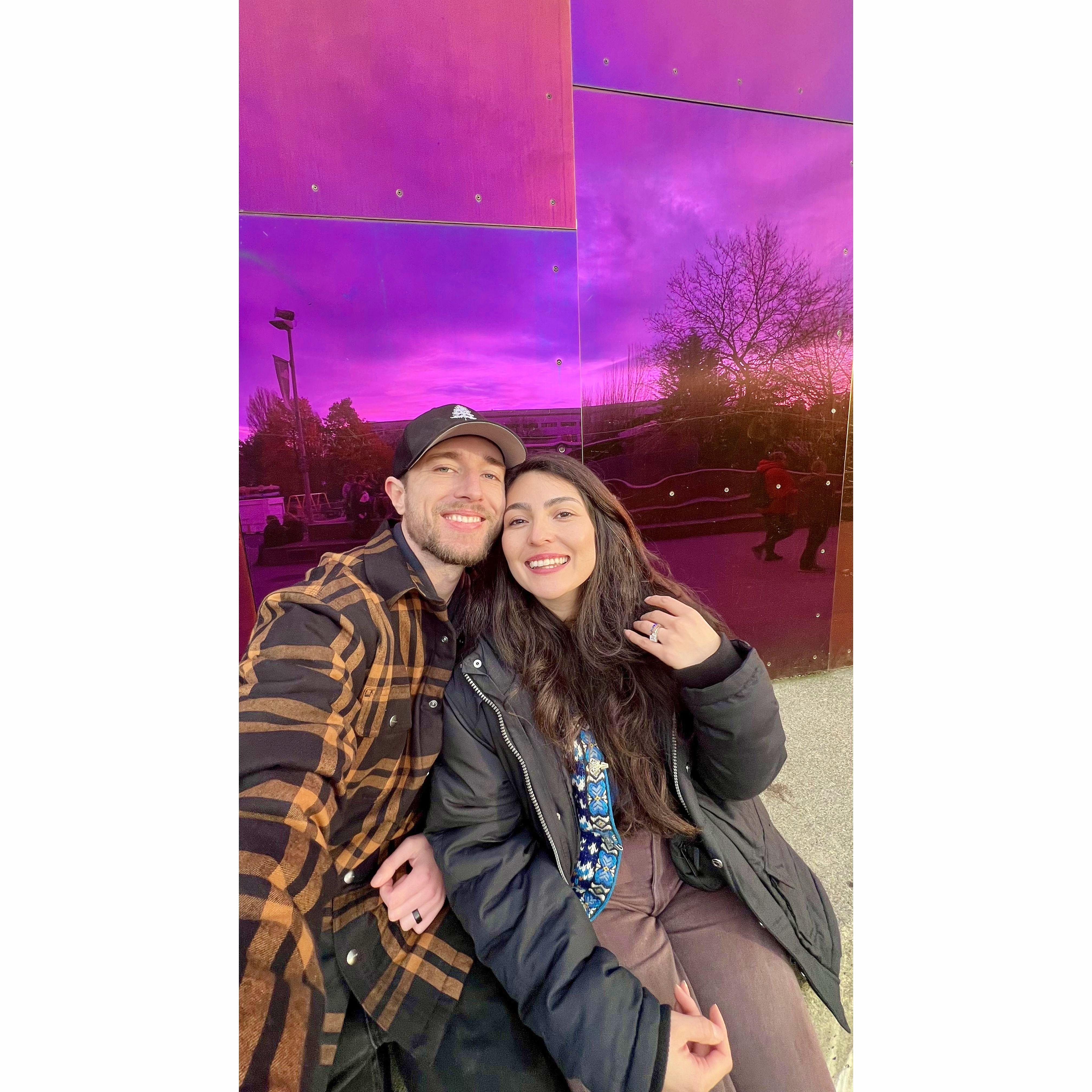 We knew the distance would be tough and painful. but we knew what we have is too special to pass up on.