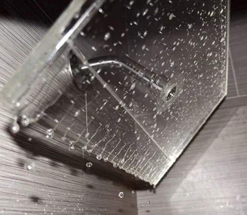 NEW PREMIUM Large Shower Head by Clear Shower XL - Clear Model, FIRM PRESSURE Square 18 inch (45cm) Adjustable Shower Head, LUXURY Waterfall Full Body Coverage, Easy to Install