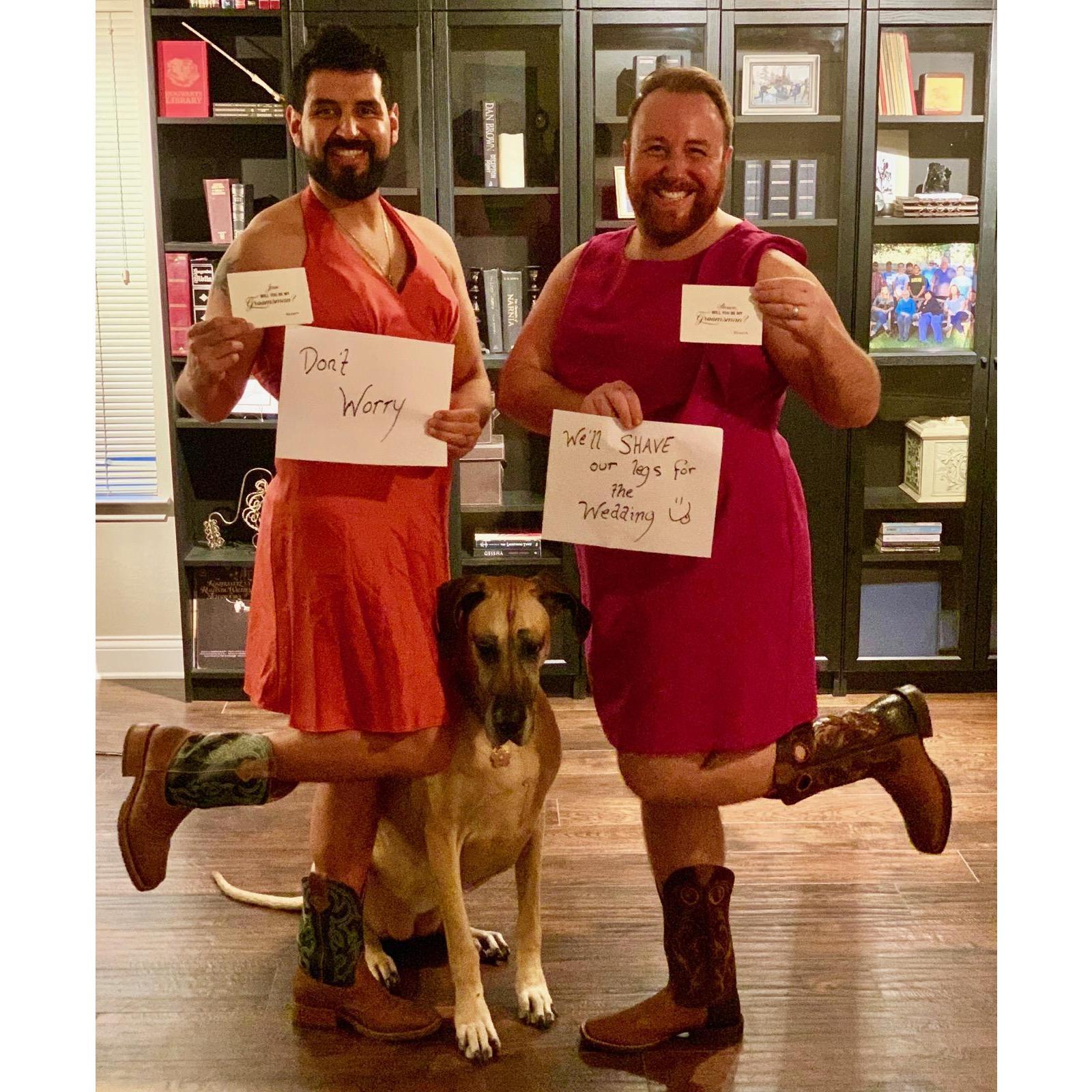 Javi Peraffan & Steve Sonnier  - Groomsmen