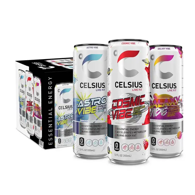 Celsius Space Variety Pack Energy Drink - 12pk/12 fl oz Cans