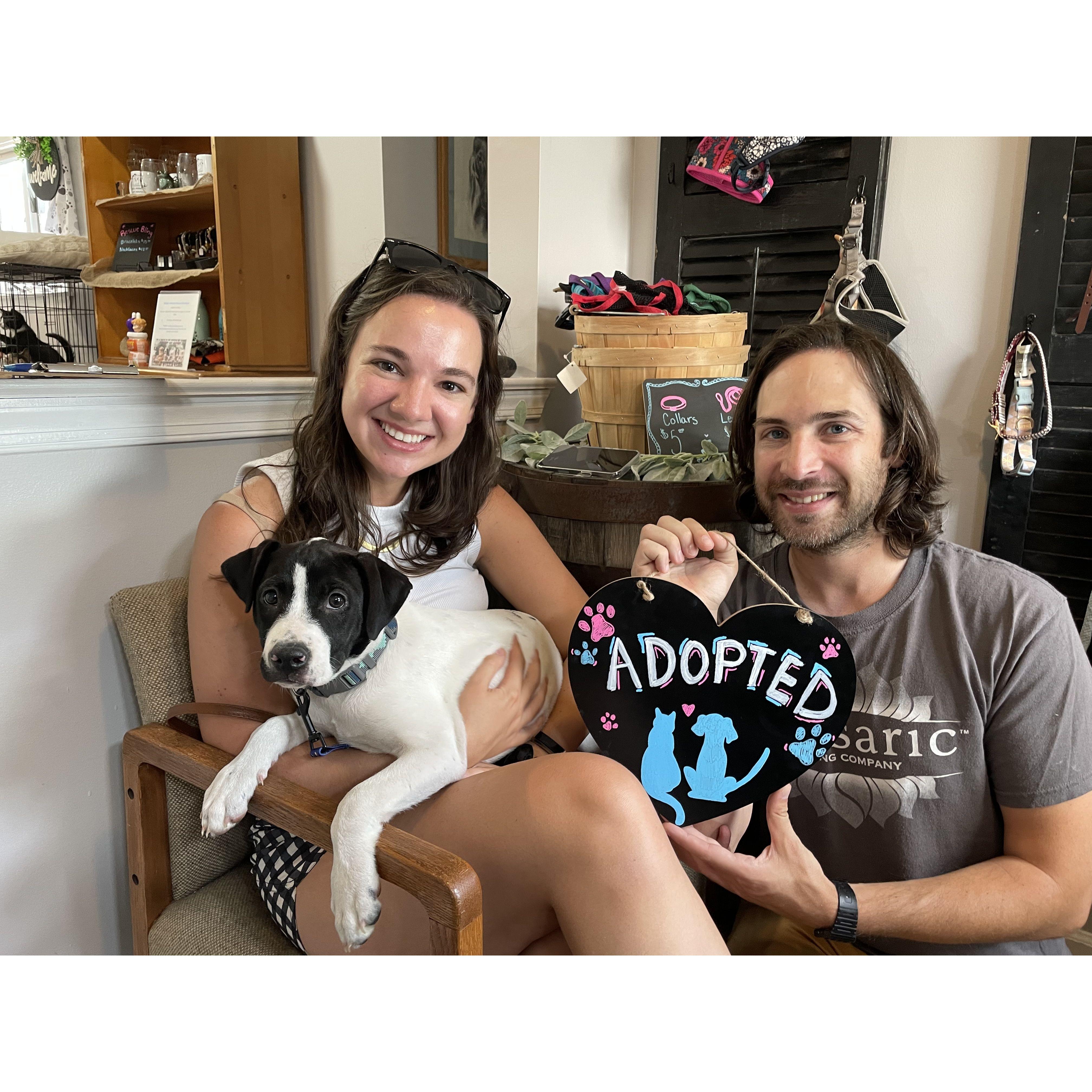 The day we adopted our girl from West Virginia, 08.21.22