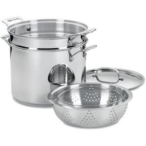 Chef's Classic 4 Piece 12 Qt. Stainless Steel Pot Set