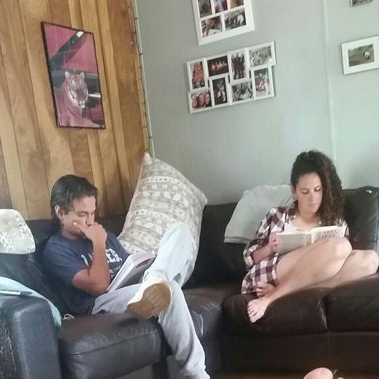 Our first photo together, 2019