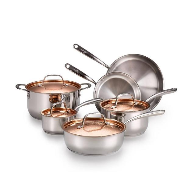 Lagostina Copper Elegance 10pc Cookware Set