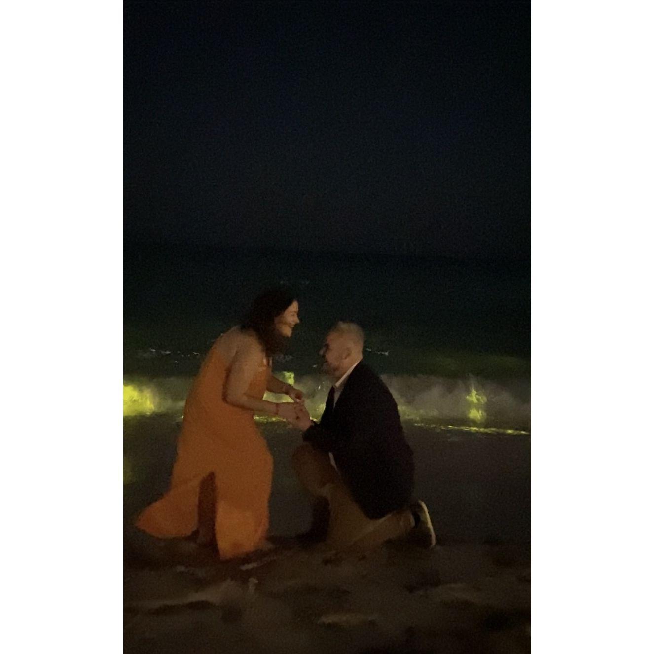 Our Engagement- April Fool's Day 2023 in Cancun.