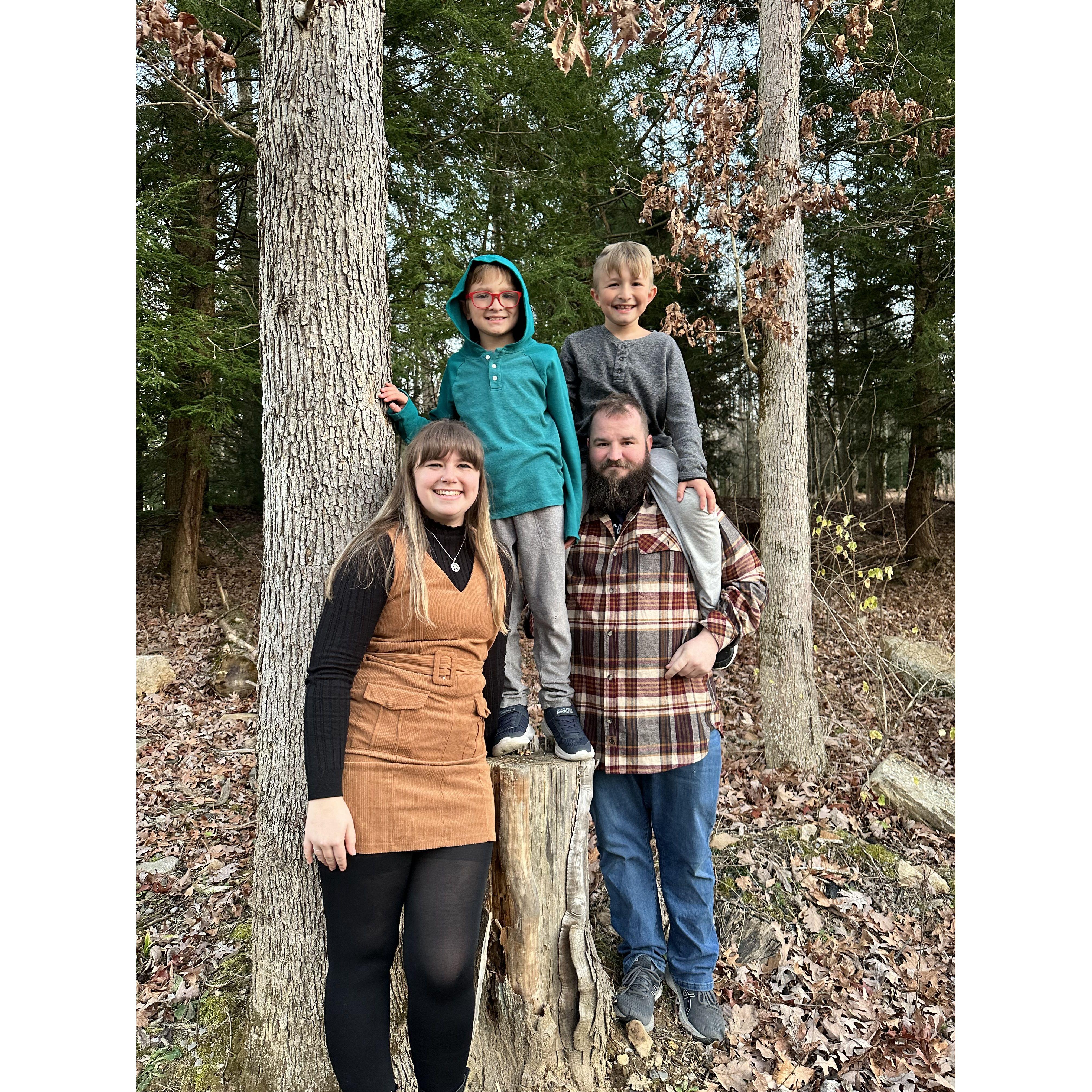 Our little family on Thanksgiving of 2022