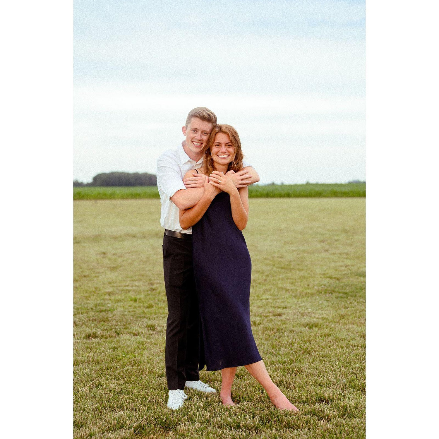 Impromptu engagement photo shoot.