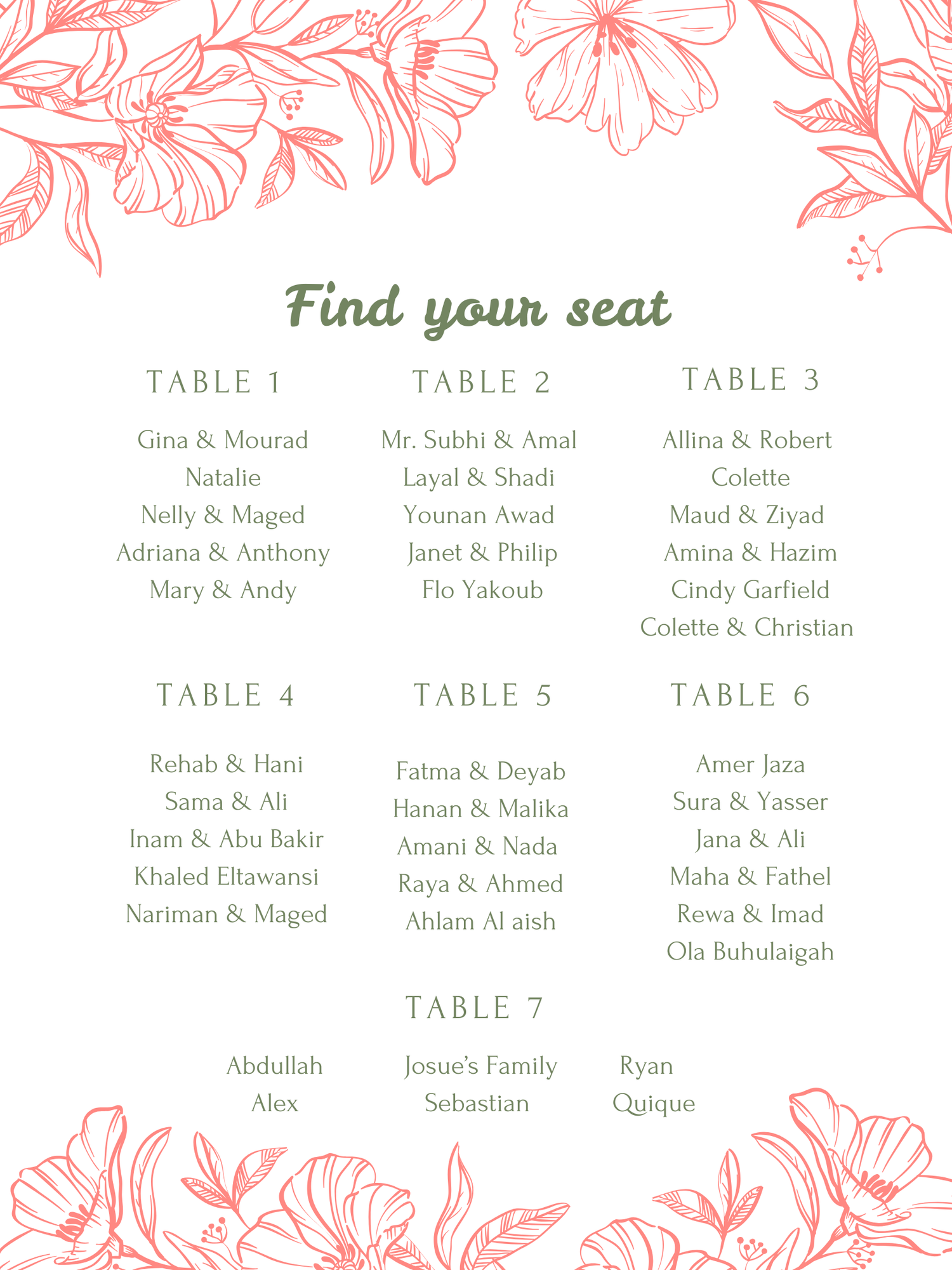 The Wedding Website of Mariam Hobbo and Alaa Jaza