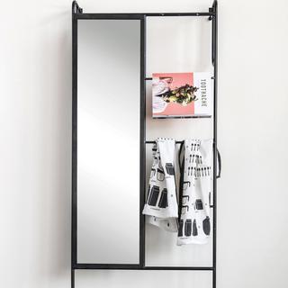 Metal Wall Mirror and Ladder