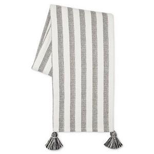 Black/White Tassel Throw Blanket (50"x60") - Threshold™