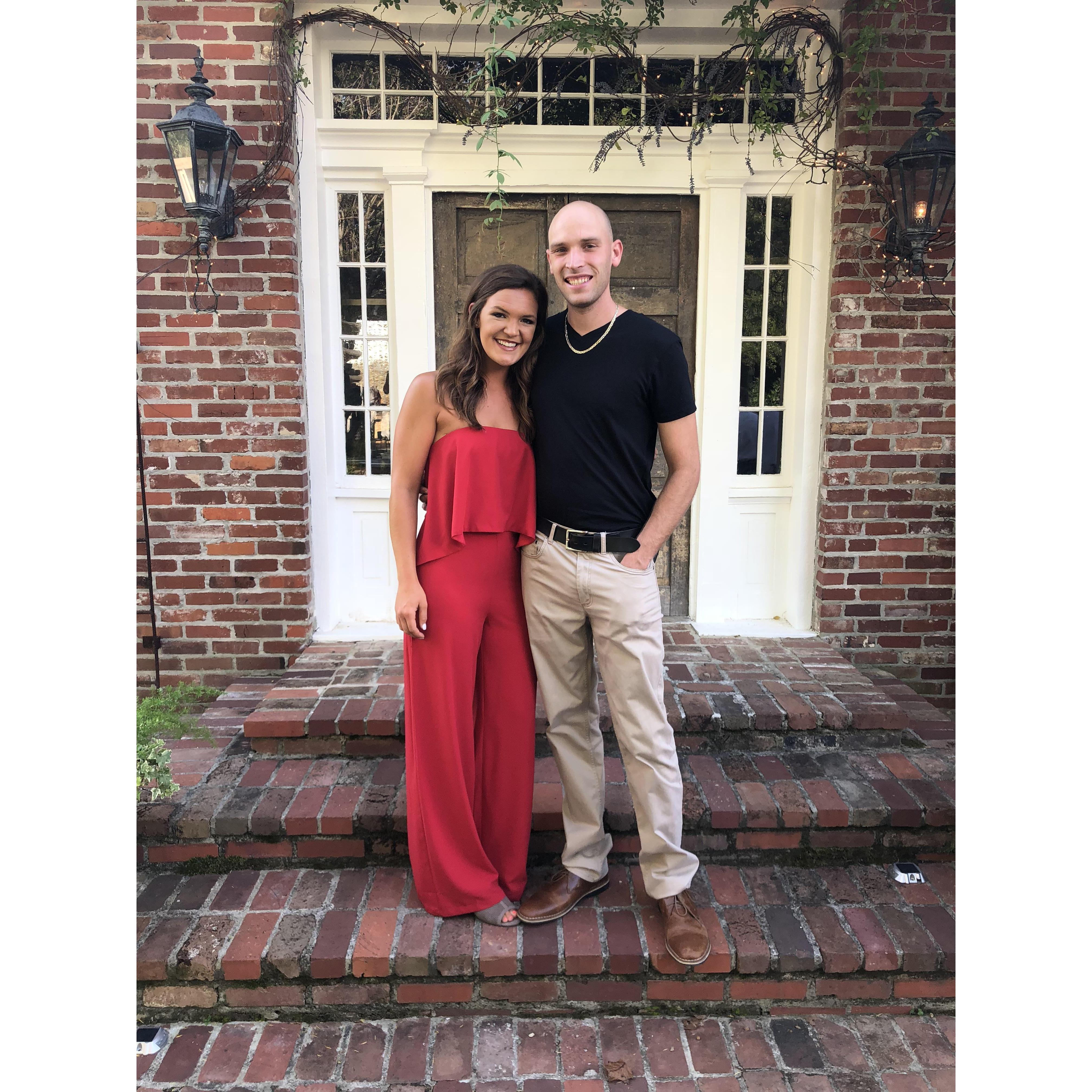 The day we first said, "I love you." We were about to go inside Kroger to get me some ice cream (priorities), and he looked at me and said it! With no hesitation, I said, "I love you, too."