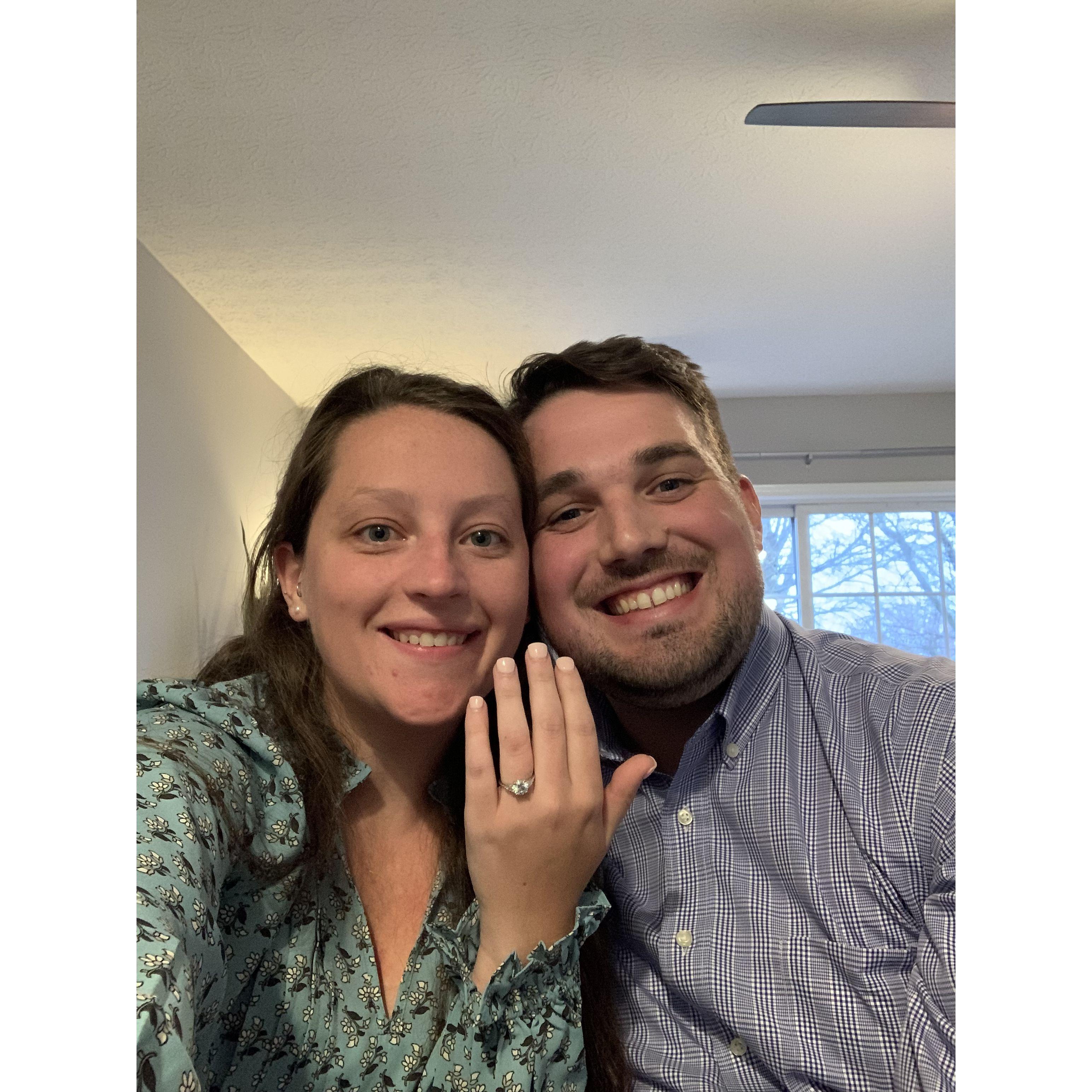 Surprise engagement at the Condo
