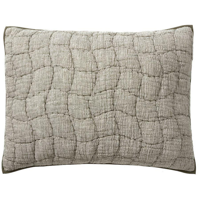 Cloud Quilted Sham, Loden, Standard