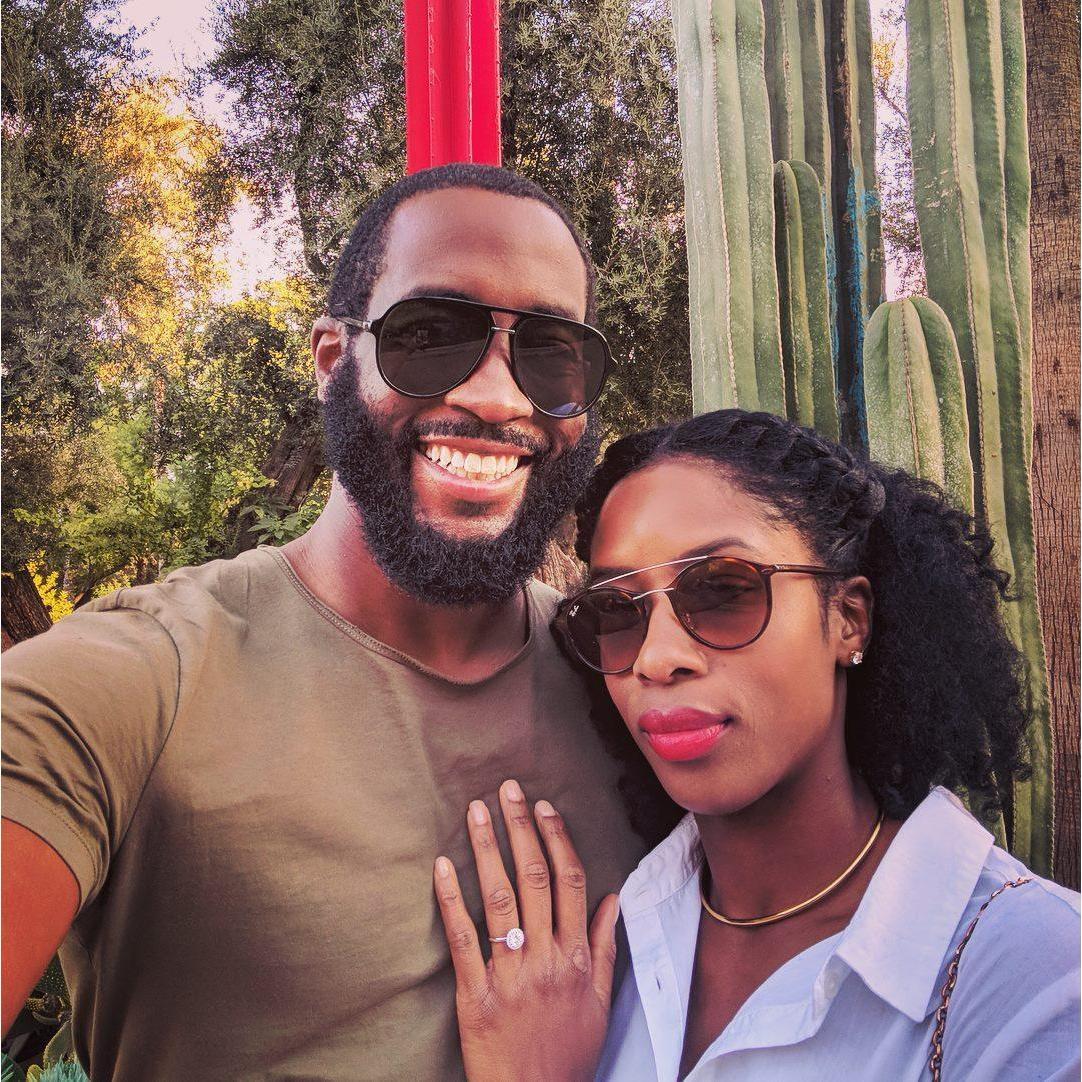 Celebrating our engagement, Marrakech Nov, 2017